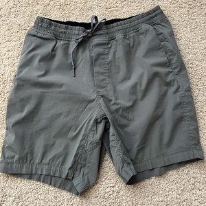 Lululemon Grey Sage Bowline Shorts - 8” Inseam